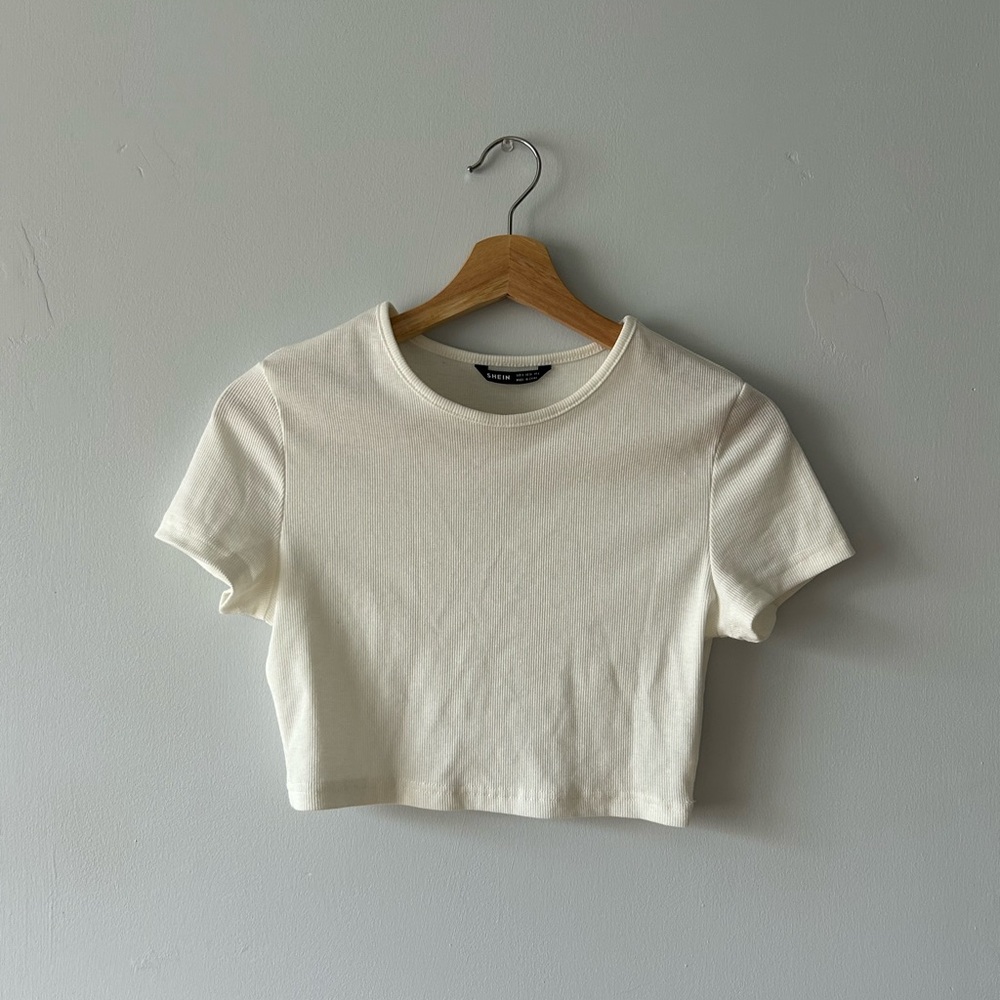 Cropped White top